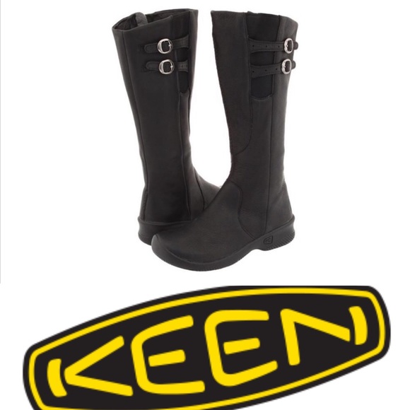 Keen Black Leather Bern Baby Bern Boots 7